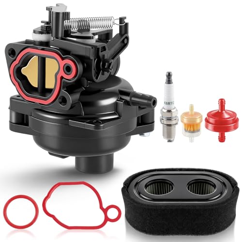 799584 594058 Carburetor for Craftsman M110 M220 M230 Mower 550EX Carburetor for Troy Bilt TB110 TB200 Lawn Mower with 593260 Air Filter Kit