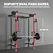 Imagen de SPORTNOW Jaula de Potencia Musculación Plegable