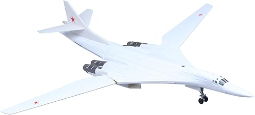 Miniatura 3 de Udnorbay TU-160 Attack Fighter Modelo 1200 White Swan Strategic Bomber Modelos de aviones fundidos a presión