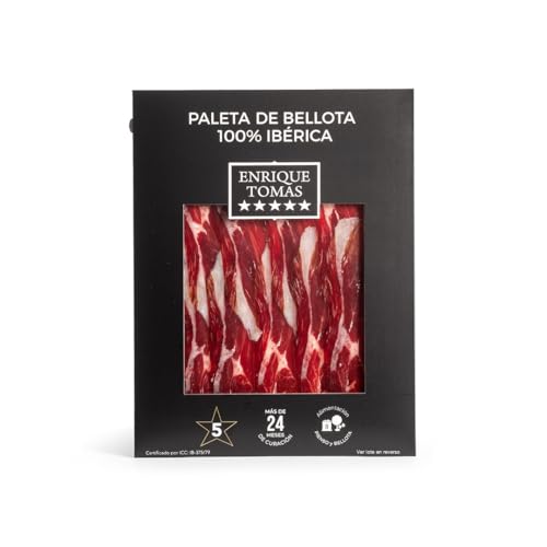 ENRIQUE TOMAS - Paleta de Bellota 100% Ibérica, 80gr de paleta 100% ibérico loncheado