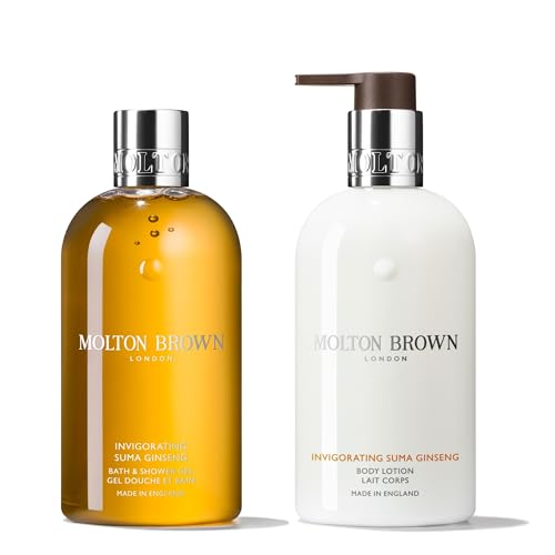 Molton Brown Invigorating Suma Ginseng Bath & Shower Gel 300 ml & Body Lotion 300 ml