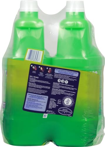Image of Swiffer WetJet Multi-Purpose and Hardwood Liquid Floor Cleaner Solution Refill, with Gain Scent, 42.2 Fl Oz (Pack of 6)