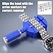 Watch Link Removal Kit, Watch Repair Kit Repair Tools & Kits, Watch Band Adjustment Strap Pin Removal Tool Kit, Watch Chain Sizing Bracelet Adjuster Resizing Tool with Pins, Spring Bar Tool, Hammer