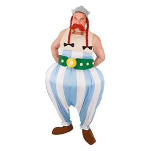 Chaks - Obelix Kostümset, offizielle Asterix und Obelix Verkleidung, 5-teiliges Gallier Outfit, für Karneval & Comic Con