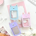 3-Pack Silicone Protective Case with 360° Rotating Keychain – Fits 1oz/30mL Travel Size Spray Bottles, Multicolor Portable Holder for Hand Sanitizer