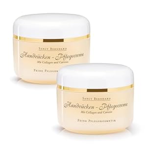 Sanct Bernhard Handrücken-Pflegecreme mit Collagen | 2 x 125 ml