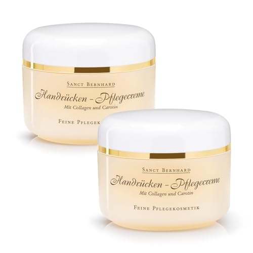 Sanct Bernhard Handrücken-Pflegecreme mit Collagen | 2 x 125 ml