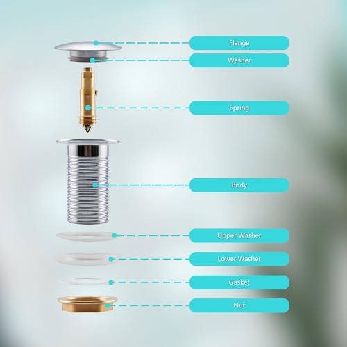 Ulytid Piletta Lavabo Bagno Senza Troppopieno