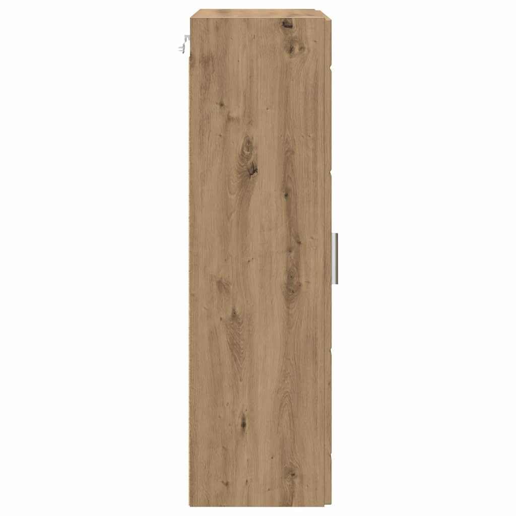 Armadio in legno di quercia Artisan, con 2 ripiani, opaco, da parete, per interni, set di mobili per soggiorno, scaffale, credenza, scaffale, scaffale, scaffale, scaffale, armadietto per