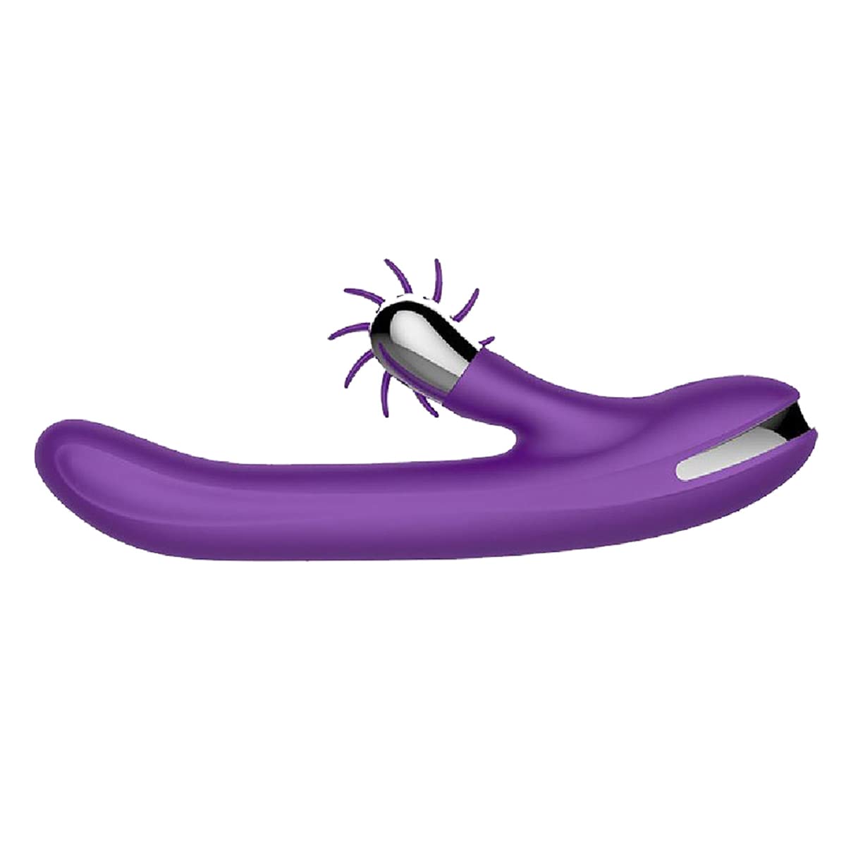G Spot Vibratore Giocattoli sessuali per adulti per donne, Dildo clitorideo Stimolatore anale Dildo Giocattolo sessuale per coppie Vibratorter Masturbatori femminili impermeabili Viola