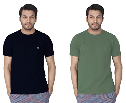 Image of Lux Nitro Men's Solid Regular Fit T-Shirt