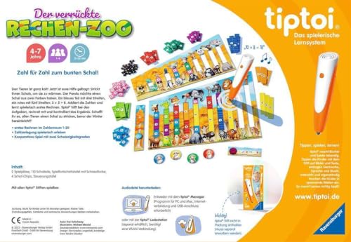 Jeu de chiffres Ravensburger Tiptoi interactif et évolutif de 1 à 4 joueurs