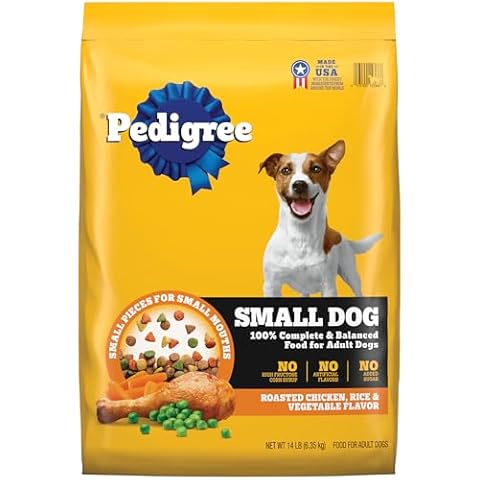 Pedigree Complete Nutrition Adult Small Dog Dry Dog Food, Roasted Chicken, Rice & Vegetable Flavor, 14 lb. Bag Cover