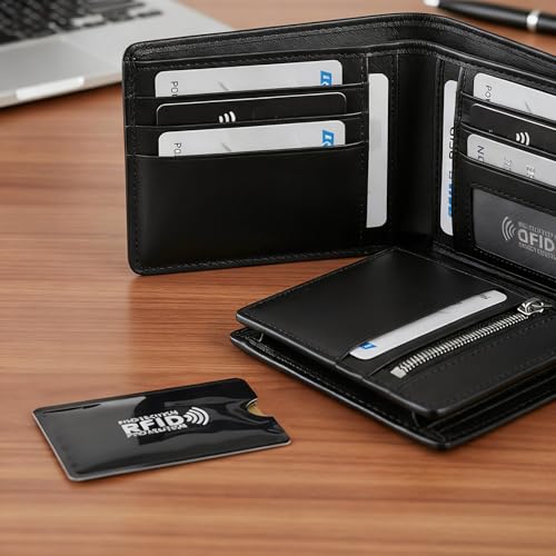 10 Stück 9,2 × 6,2 cm RFID Blocker Kartenhülle Kreditkartenetui RFID Schutz EC Karten Schutzhülle EC Karten Etui Ultradünn Kartenschutzhülle Kreditkartenhülle für Kreditkarte Bankkarten – Bild 8