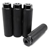 SWZHAI Bike Pegs for 3/8 inch Axles 2 Pairs, Aluminum Alloy Anti-Skid Lead Foot Bicycle Pegs BMX Pegs for...