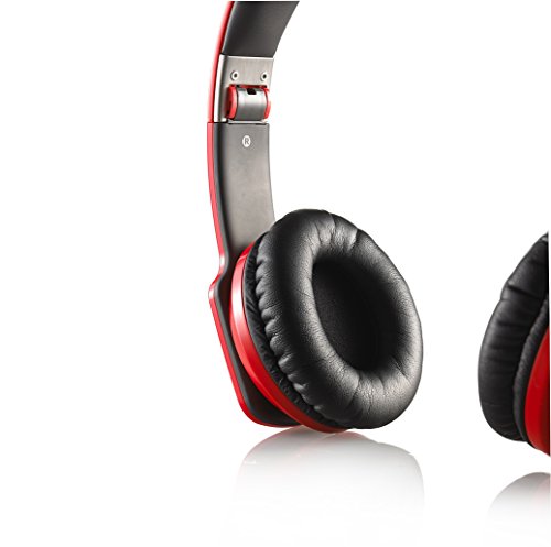 Noontec Zoro Professionnel Casque audio Rouge - Les Beatles, Paul McCartney, John Lennon, RIngo Starr, George Harrison Noontec Zoro Professionnel Casque audio Rouge – Image 5