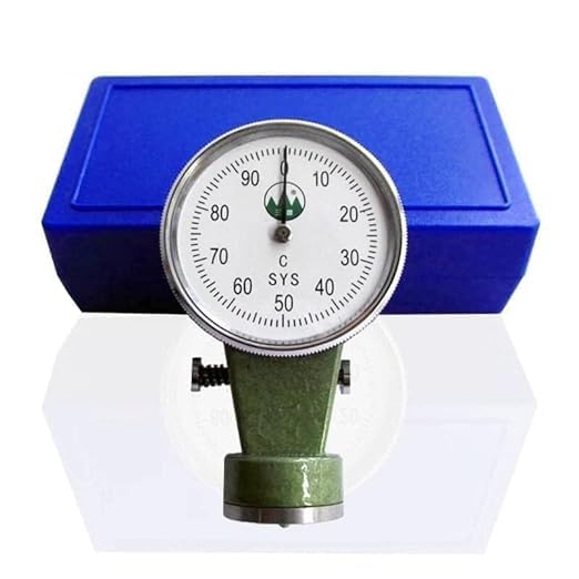 Sand Mould Surface Hardness Tester Handheld Sand Mould Surface Durometer C Type with Maximum Load 1500G Compression Stroke 2.50MM Load Under Pressure 180G
