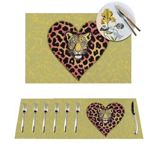 Set de table résistant à la chaleur en PVC de qualité supérieure pour dîne