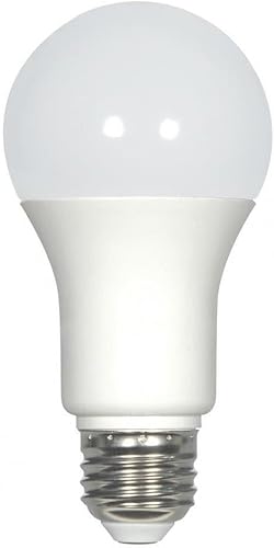 Satco Products, Inc S29839 - Bombilla mediana con acabado de 4.19 pulgadas, 9.8 vatios800 lúmenes, blanco esmerilado