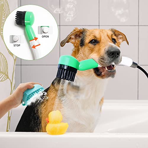 Gartol Portable Dog Shower With Pet Silicone Bath Massage Brush 1.3 Gal Dog Washer, Outdoor Portable Shower, Camping Shower, Also Great For Horses, Great Camping Bath Equipment #TOP6