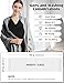 ZENUTA Winter Sarf for Womens, Solid Warm Scarves for Womens Lightweight, Fashion Long Shawls Wraps Pure Color, Cashmere Scarf Pashmina Shawls Wraps for Wedding Party Light Gray