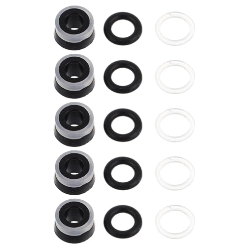 Kichvoe 5 Ensembles Kit de Joints Étanchéité pour Cric Hydraulique Installation Facile et Remplacement pour Accessoires de Cric de Tonnes