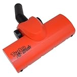 Yourspares 32 mm Universal Red Airo Turbo Brush Floor Tool – Fits Numatic Henry, Hetty, Harry, George, James & Charles Vacuum Cleaners – Powerful Air-Driven Pet Hair & Carpet Cleaner Attachment