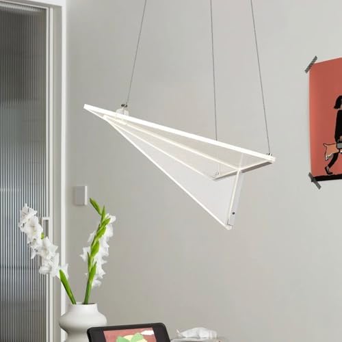Creative LED Airplane Chandelier – Modern Acrylic Aircraft Pendant Light for Kids' Room, Unique Bedroom Decor, Fun Ceiling Fixture for Children's Spaces