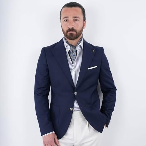 SUZHIMO Mens Blazer Casual Sports Coats Slim Fit Jacket for Men 2 Button Business Suit Jackets3