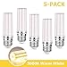 Produktbild LED lampen e27 warmweiß led birne E27 led Glühbirnen 3000K warmes Weiß führten Birnen, 12W 1000LM LED statt 100W Glühlampe, AC 220-240V Kein Flackern,5er Pack Nicht Dimmbar