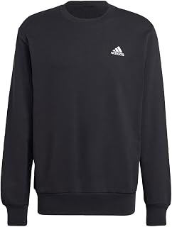 adidas Essentials French Terry Embroidered Small Logo Sweatshirt Black