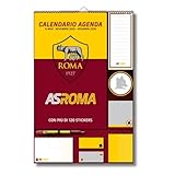 EURO PUBLISHING: Calendario Agenda Roma 2026 14 mesi - Prodotto ufficiale - cm 29x44 (composto da penna, block notes, stickers e foglietti adesivi)