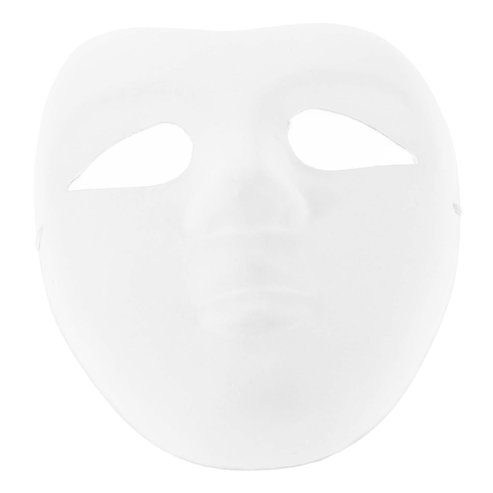 STOBAZA 5pcs Paper Masks Blank Paintable Masquerade Party Costume Props for Creative for Festivals Cosplay and School Activities