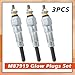 Mhrxusd M87919 Glow Plugs Set Replacement for John Deere 330 332 375 430 435 455 655 670 6x4 F915 F925 F935 X495 X595 1435 2020 2030 for Yanmar 3TN66C 3TN66UJ Replace 0-250-202-110 3PCS