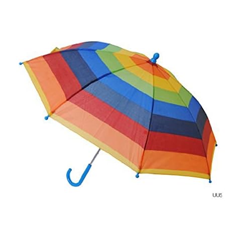 Drizzles Kids Striped Umbrella Rainbow Cover