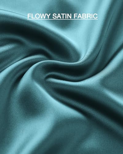 Image of BTFBM 2026 Summer Womens Skirts Silk Elegant High Waist Flowy Long Satin A-Line Midi Skirt Cocktail Wedding Party