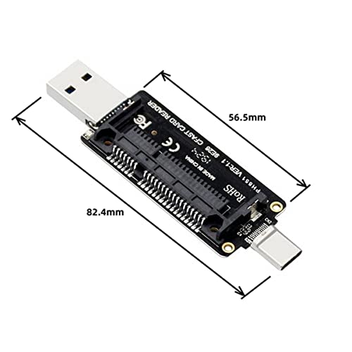 Cablecc Type-C USB-C USB3.0 to CFast 2.0 Card Adapter PCBA CFast Card Reader for Desktop Laptop - Image 3