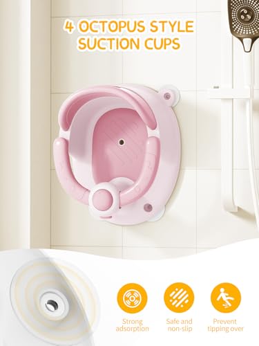 image for FIDAPEKE Baby Bath Seat for Babies 6 Months & Up - Bathtub Seats for B