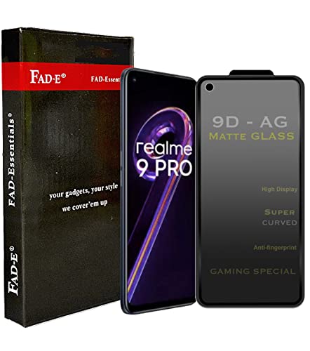 Image of FAD-E Matte Tempered Glass Screen Protector Guard for Realme 9 Pro 5G (Matte Transparent)