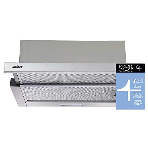 Sauber - Campana Telescópica SCTC60I - Ancho 60 cm - Inox - Luz LED - ENTREGA EN DOMICILIO