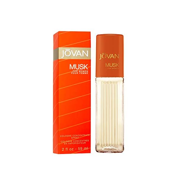 Jovan-Musk-for-Women-Cologne-Spray-2-Fluid-Ounce Jovan Musk Eau de Cologne Spray, Sexy Cologne for Women, Vegan Formula, 2.0oz