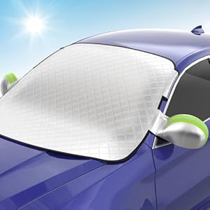 Priksia Auto Frontscheibenabdeckung mit Magneten