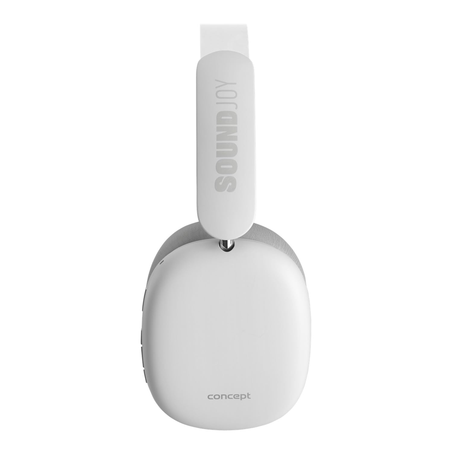 Auriculares inalámbricos SoundJoy HS4060/HS4061 Concept Bluetooth 5.4 con ANC hasta 33 dB 70 h de duración de la batería carga rápida modo transparente USB-C micrófono ENC 3,5 mm estuche AUX (blanco)