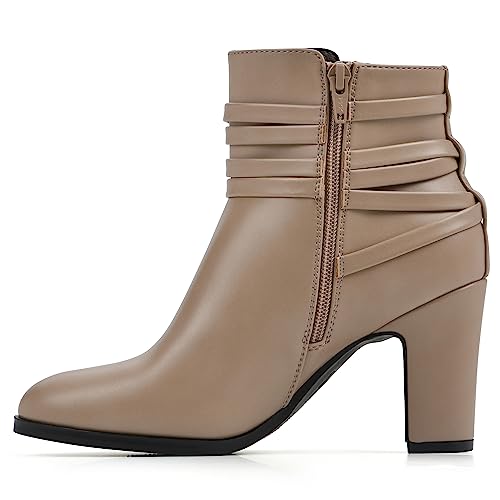 WHITE MOUNTAIN Women's Shoes Teaser Block Heel Bootie4