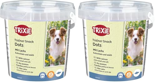 TRIXIE 31527 Soft Snack Mini Trainer Dots, 500 g (Confezione da 2)