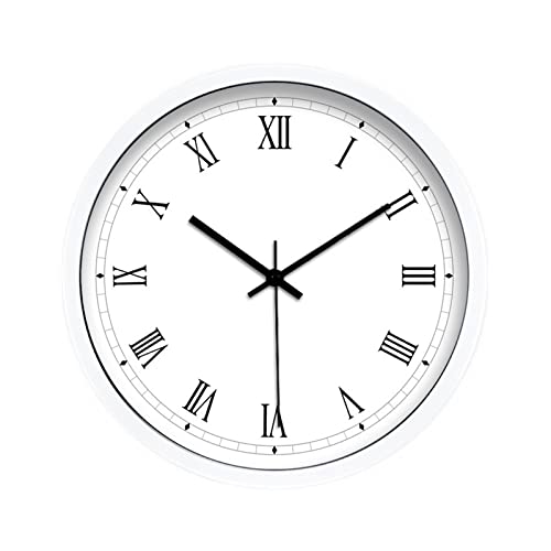 時計 壁掛け時計 シンプルなヨーロッパ風 ローマ数字 デジタル時計 リビングルーム 寝室 静音 クォーツ時計 壁掛け時計 装飾 ホーム リビングルーム 寝室 オフィス 装飾-Gold-12INCH