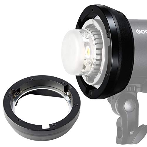 Adattatore Bowens Per Flash E Luci Stroboscopiche - Anello 95mm Per Accessori 160W, 250W, 300W