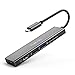 Produktbild iTeknic USB C Hub, 6 in 1 USB 3.0 Hub mit HDMI 4K und 1080P, USB Hub mit USB 3.0 und PD 3.0, USB C Adapter mit SD/TF Slot, Datenhub mit 60W Schnellladen für MacBook, iPad Pro und andere Type C Handys
