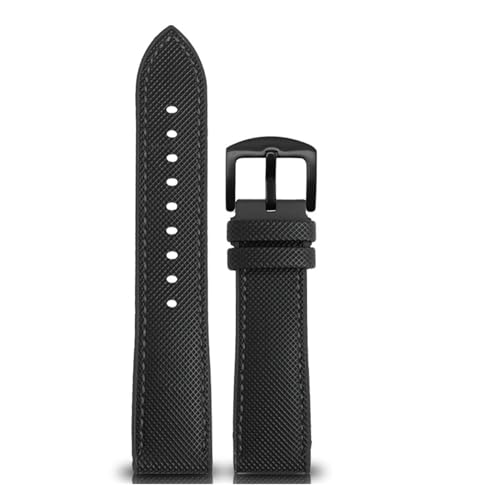 Bracelet montre sport nylon 21mm étanche compatible Omega Seiko