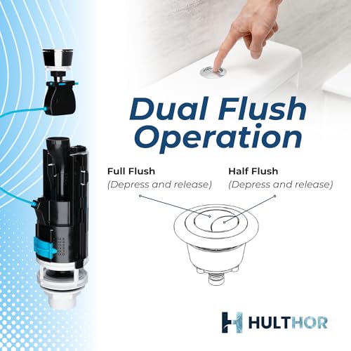 Válvula de descarga doble cisterna inodoro universal toma 1.5 2 pulgadas 7